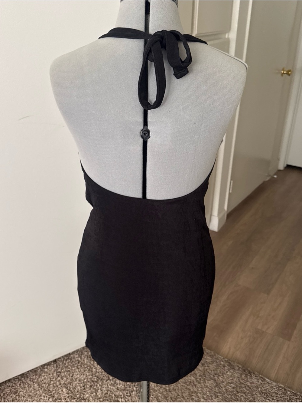 Topshop Cowl Neck Halter Mini Dress - Picture 3 of 4